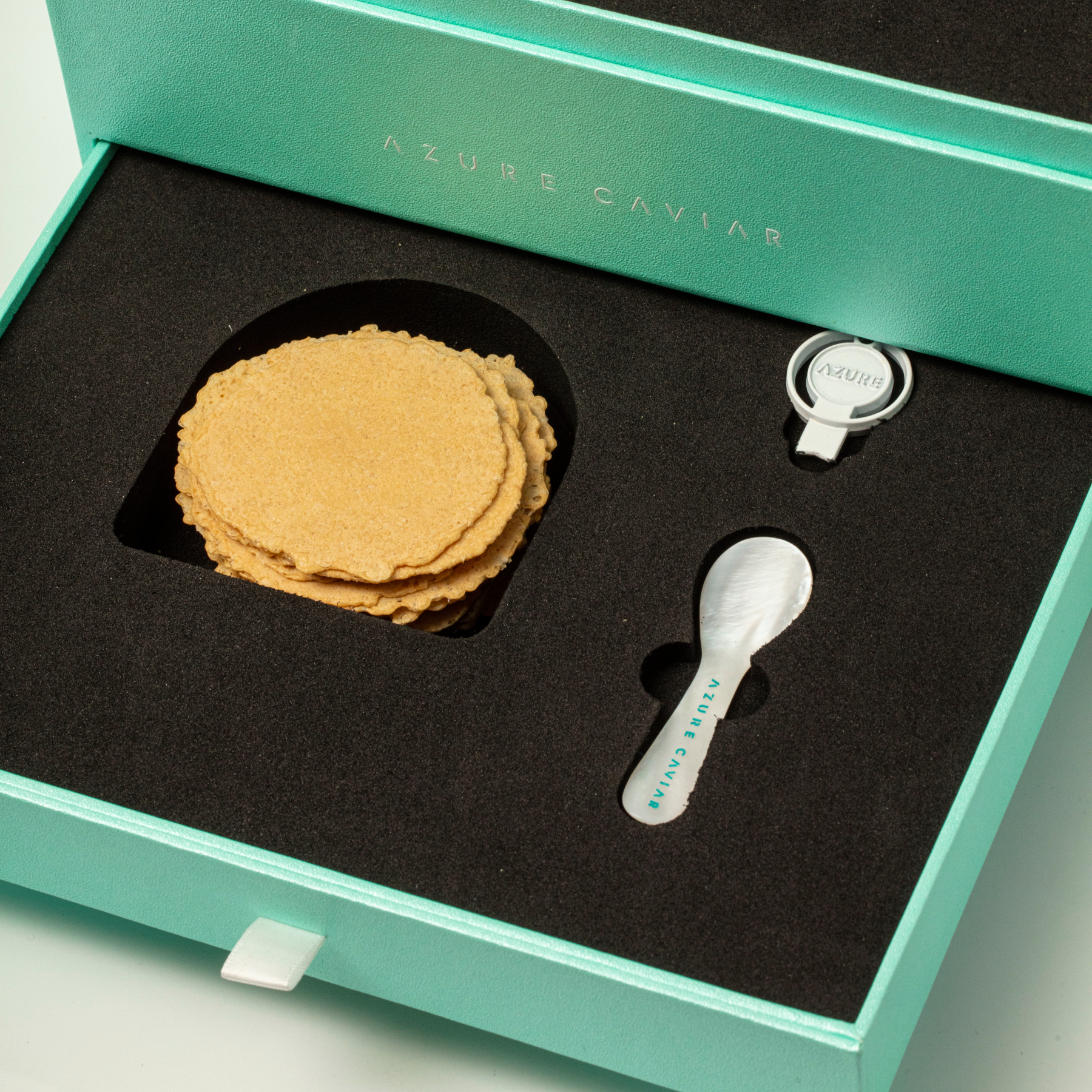 Azure Caviar Crackers
