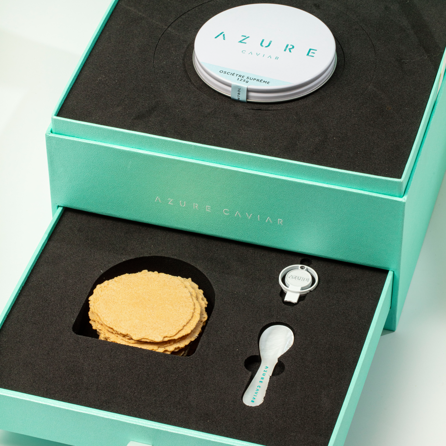 Azure Caviar Crackers