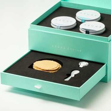 Azure Caviar Crackers 