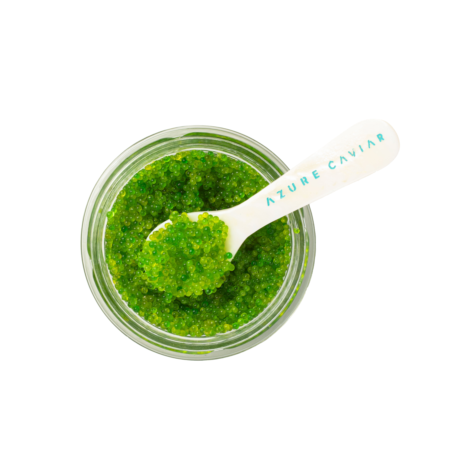 Azure Wasabi Tobiko - With Spoon