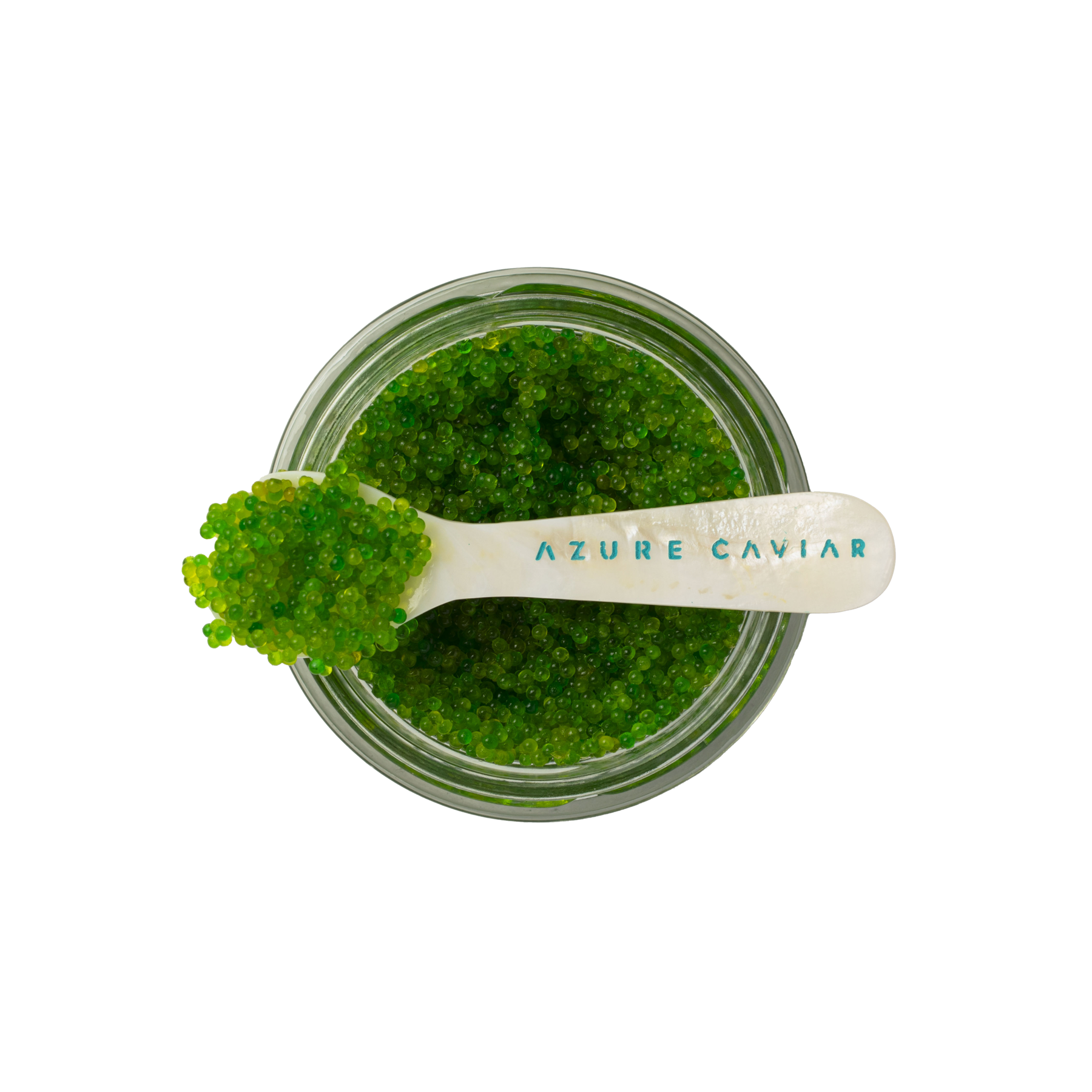 Azure Wasabi Tobiko - With Spoon